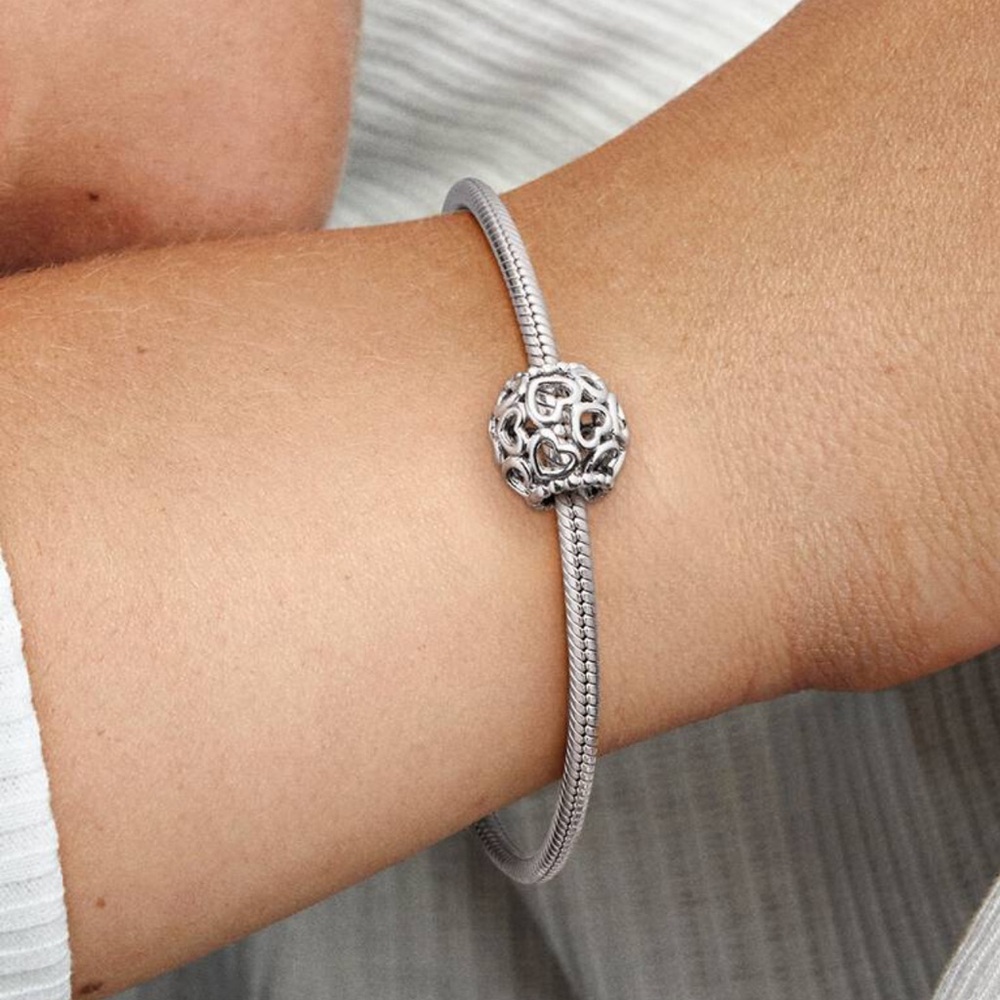 Pandora Hearts All Over Charm Sterling Silver